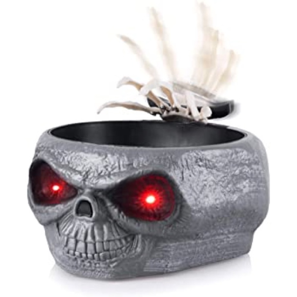 Animated Skelton hand candy bowl